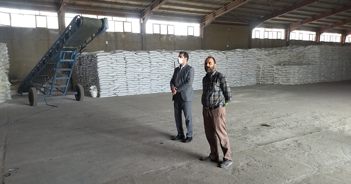 بازدید از انبار سازمانی شرکت خدمات حمایتی استان قم