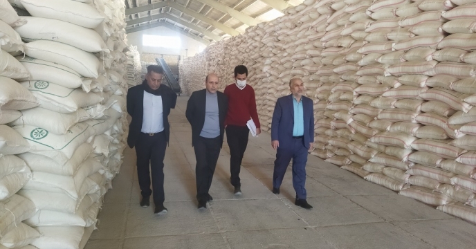 بازدید سرپرست شرکت خدمات حمایتی کشاورزی خراسان جنوبی از انبارها