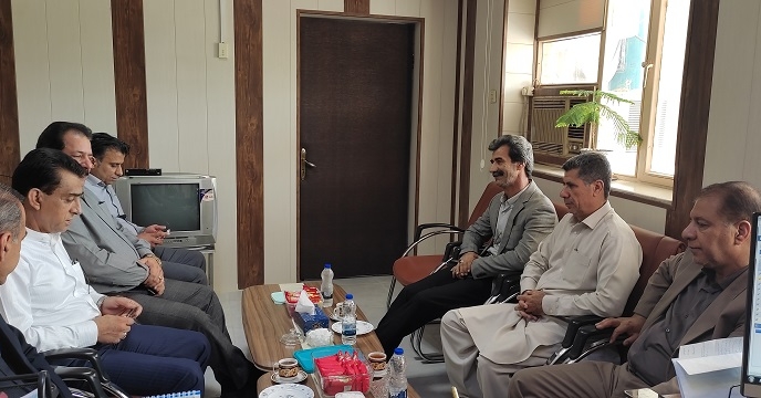 حضور معاونت بهبود تولیدات گیاهی سازمان در دفتر مدیرشرکت 