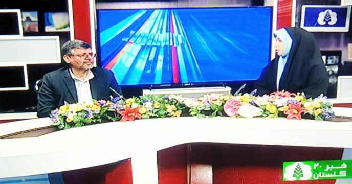 حضور دکتر مهاجر رییس سازمان جهادکشاورزی استان گلستان در بخش خبری زنده صداوسیمای مرکز گلستان