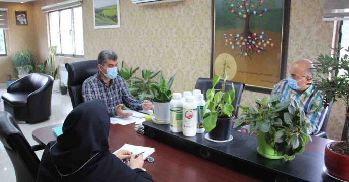 "جلسه هفتگی مدیر استان با معاونین شرکت خدمات حمایتی کشاورزی گیلان"