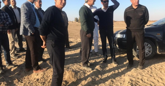 بازدید از مزارع روستاهای شهرستان زهک