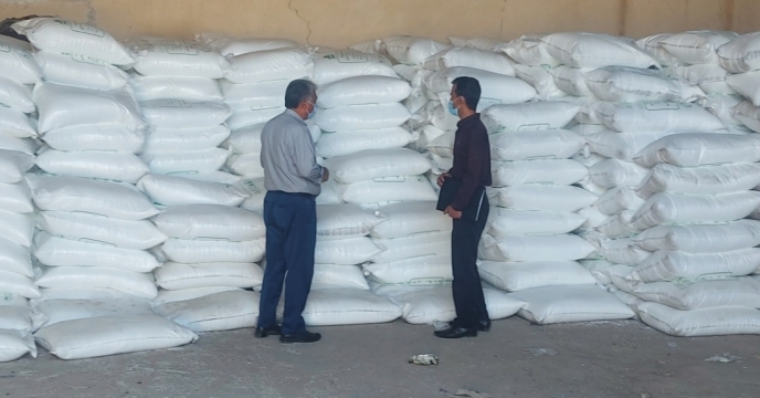 بازدید گروه پایش شركت از انبارکارگزاران طرف قرارداد در شهرستان تنگستان