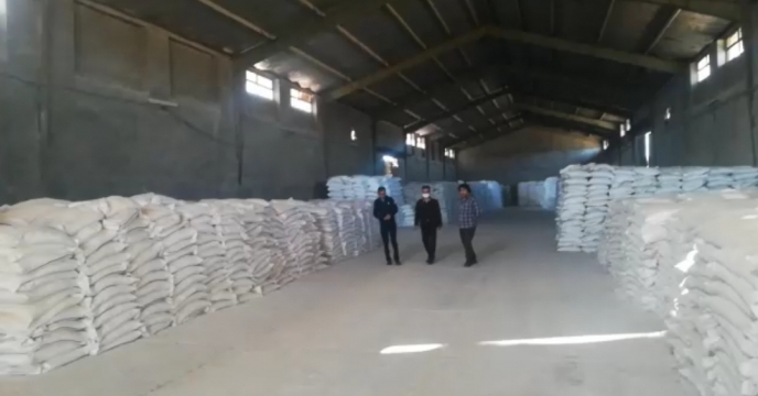 بازدید گروه پایش از انبار سازمانی كود کمربندی برازجان
