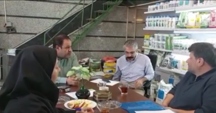 بازدید از کارگزاری در معیت نماینده مدیریت شهرستان ساوجبلاغ