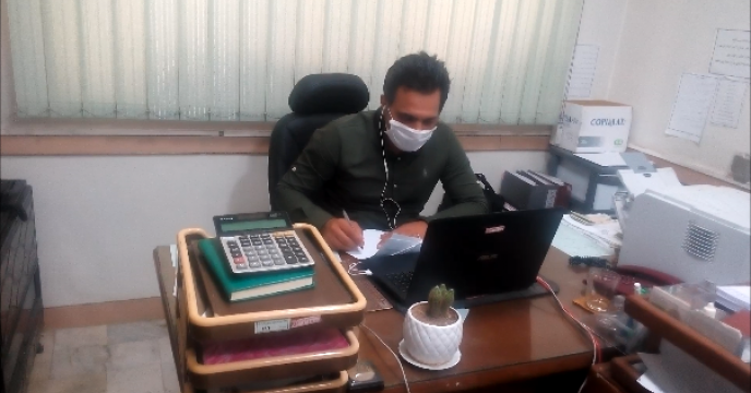 جلسه آموزشی ویدئو کنفرانس سامانه کنترل و پایش مواد کودی در استان قم