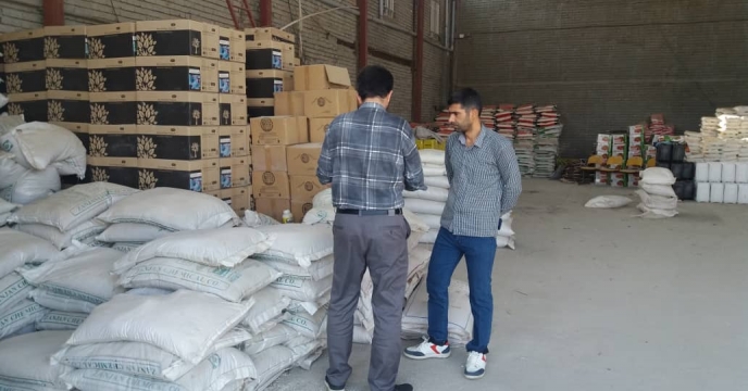 بازدید از انبار کارگزاران شهرستان ارومیه (4 تیر ماه 1401)