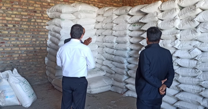 بازدید از انبار کارگزاران شهرستان میاندوآب