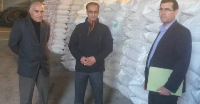 بازدید از انبار کارگزاری بخش آبی بیگلو