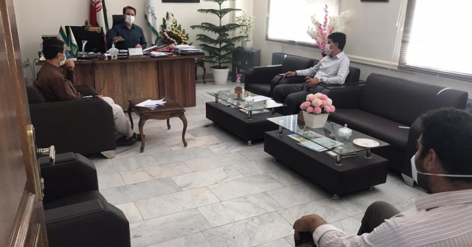 جلسه تبادل نظر مدیر استان با همکاران مالی استان آذربایجان غربی