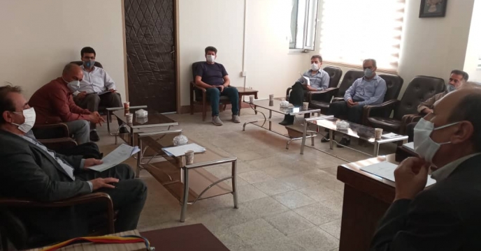 نشست  مدیر استان با مدیر و مسئولین مدیریت جهاد کشاورزی شهرستان مهاباد