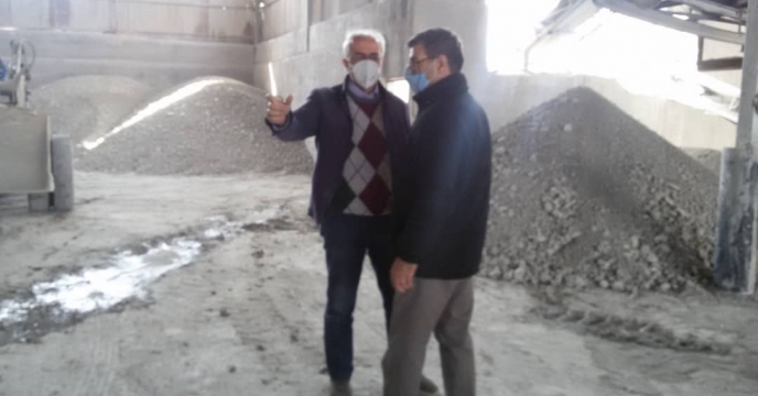 بازدید کارشناسان خدمات حمایتی استان تهران از کارخانه گلبن بهار