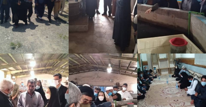 بازدید خانم دکتر برنایی بجد فرماندار محترم شهرستان تفتان،
