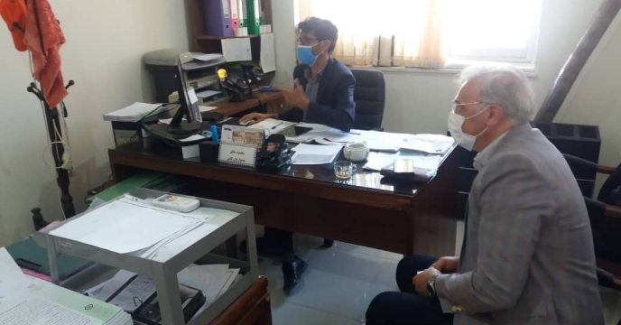 بازدید کارگزار با مسئول بازرگانی