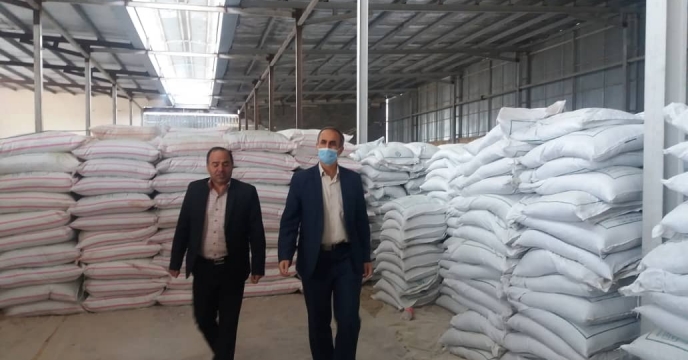 بازدید مدیر از انبار مرکزی استان سمنان