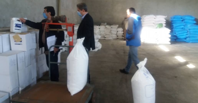 بازدید از انبار اتحادیه تعاونی روستایی شهرستان مراغه استان آذربایجان شرقی