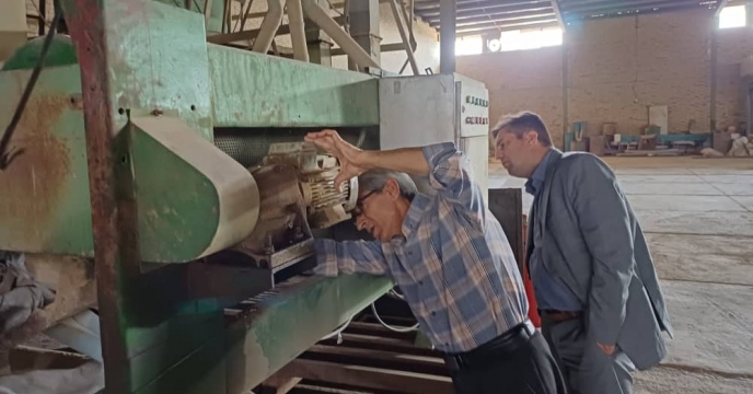 بازدید معاون تولیدات گیاهی سازمان جهاد کشاورزی از سایت بوجاری شرکت خدمات حمایتی کشاورزی استان مازندران