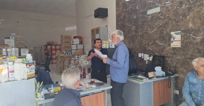 پایش و رصد 5 کارگزار توزیع کود در عباس آباد