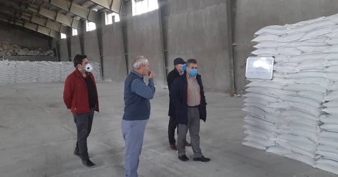 بازدید مدیریت از انبار سازمانی 