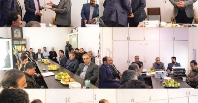مراسم تکریم و معارفه مدیر آب و خاک و امور فنی و مهندسی  سازمان جهادکشاورزی استان گلستان