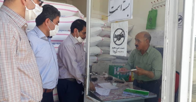 بازدید  اکیپ نظارتی کمیته توزیع کود استان از  کارگزاریهای  بخش آبش احمد شهرستان  کلیبر استان آذربایجان شرق