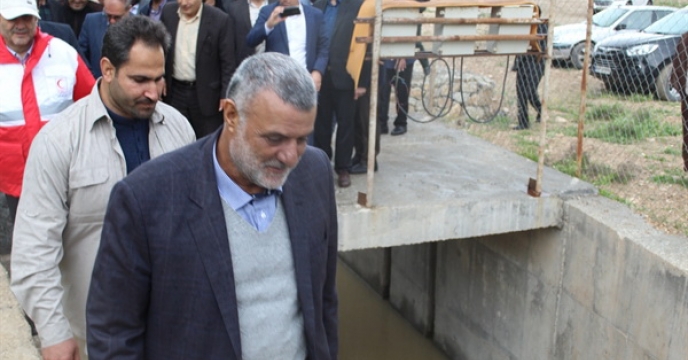 بازدید و سفر وزیر جهاد کشاوزرزی و هیئت همراه از مناطق سیل زده استان ایلام