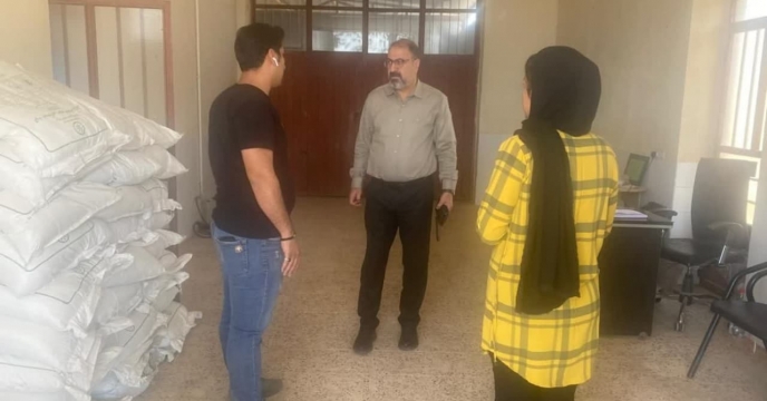 بازدید میدانی مدیر شرکت خدمات حمایتی کشاورزی استان کرمان از انبار کارگزاران شهرستان کرمان