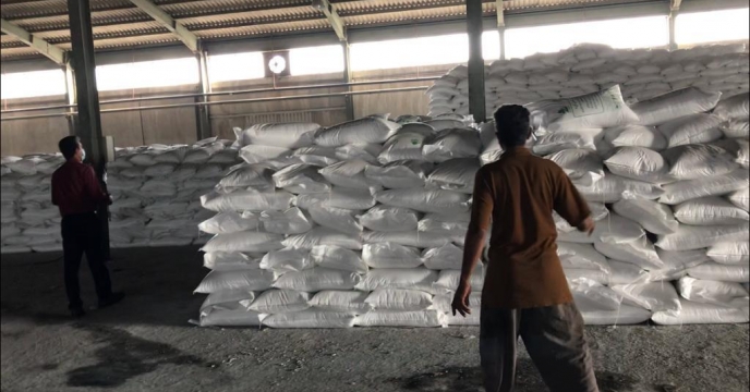 عملیات انبار گردانی شهرک توحید بندرعباس