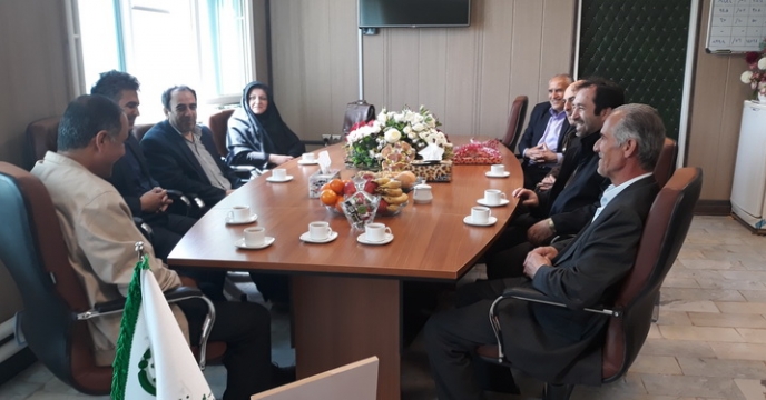 دیدار مدیریت زراعت سازمان جهاد کشاورزی به همراه جمعی از کارکنان زراعت استان اردبیل