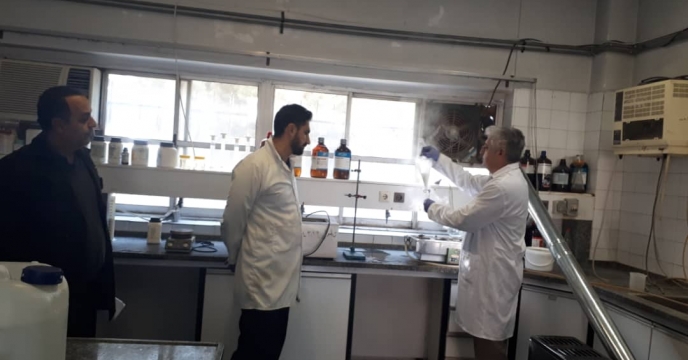 آزمایش ماده موثره بچ 1 پارت 11 روغن ولک 80%  مجتمع شیمیائی آبیک