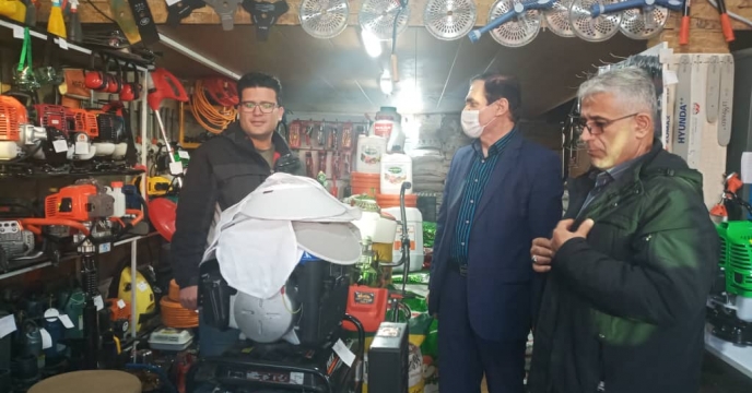 بازدید سرپرست شرکت خدمات حمایتی کشاورزی استان گیلان از کارگزاری مصطفی  نظامی وند چگینی در شهرستان لوشان