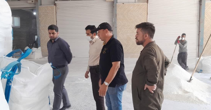 بازدید ازپارتهای آماده تحویل کود سولفات پتاسیم  تولید داخلی شرکت تدبیر فراست ساوه در استان مرکزی – مهر ماه 1401