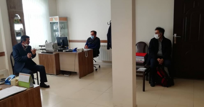 بازدید مهندس جعفر ایزد فر و مهندس ستوده نیا از وضعیت سامانه پایش و حمل و نقل در استان قزوین