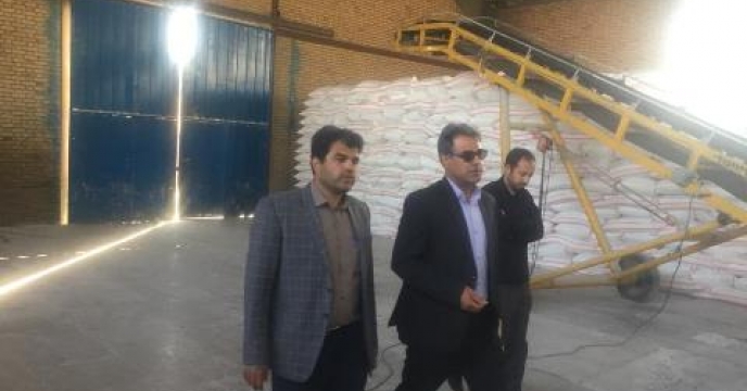 بازدید مدیر خراسان شمالی به اتفاق مدیر پشتیبانی سازمان از انبار بجنورد