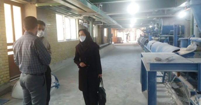 بازدید از کارخانه تولید کود طرف قرارداد استان مرکزی 