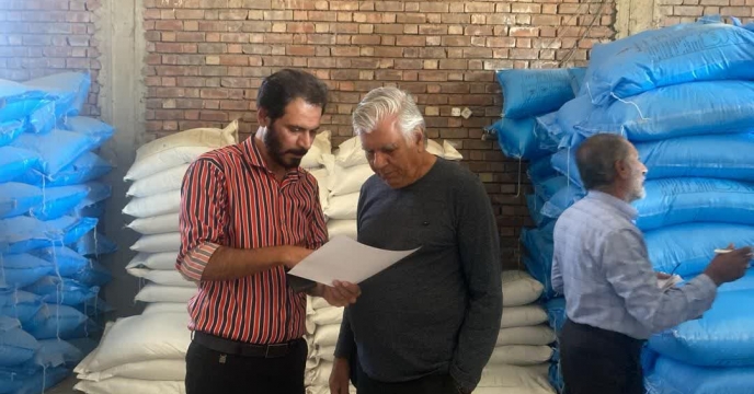 بازدید و پایش انبارهای کارگزاران شرکت خدمات حمایتی کشاورزی در شهرستانهای رابر، بافت،توابع بردسیر و کرمان