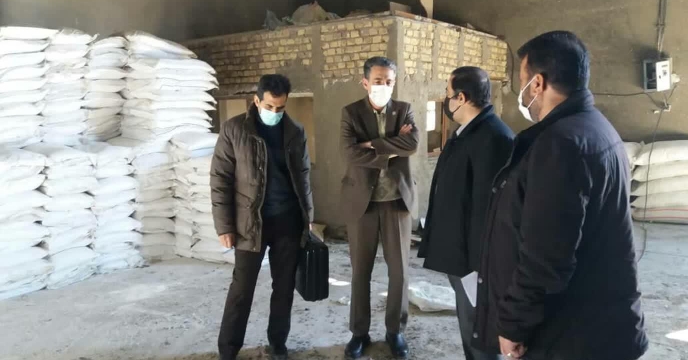 بازدید از انبارهای کود  استان مرکزی  - بهمن 1400