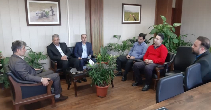 دیدار نوروزی مدیر شرکت با رئیس سازمان جهاد کشاورزی استان گیلان