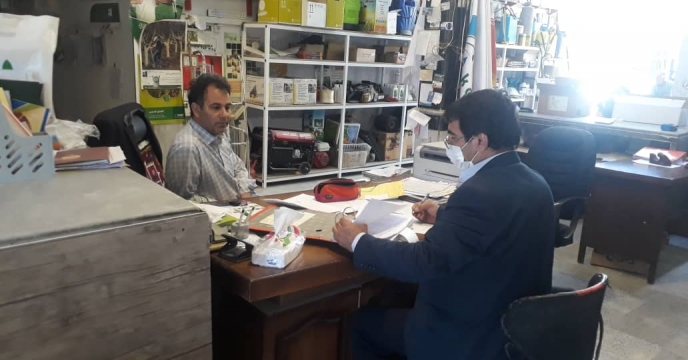 بازدید  اکیپ نظارتی کمیته توزیع کود استان از  کارگزاران  بخش خصوصی شهرستان  بناب استان آذربایجان شرقی