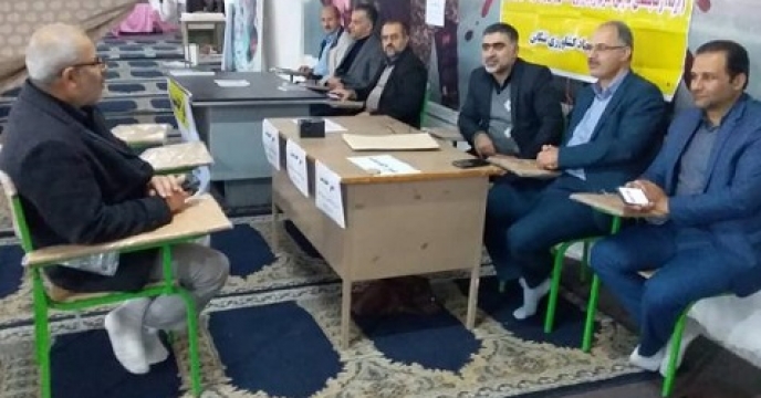 برپایی میزخدمت در تنکابن مازندران