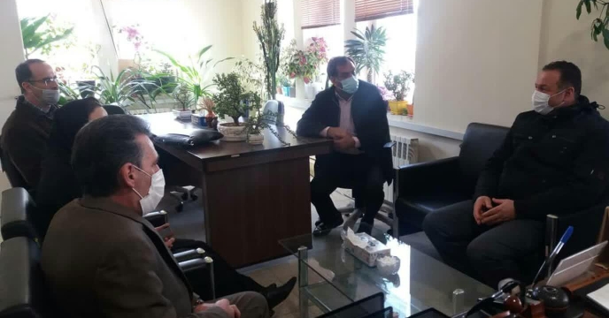بازدید مدیر جهاد کشاورزی اراک  از شرکت خدمات حمایتی کشاورزی استان مرکزی 
