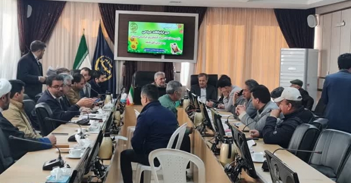 حضور مدیر شرکت در میز خدمت سازمان جهاد کشاورزی استان خراسان شمالی به مناسبت دهه فجر