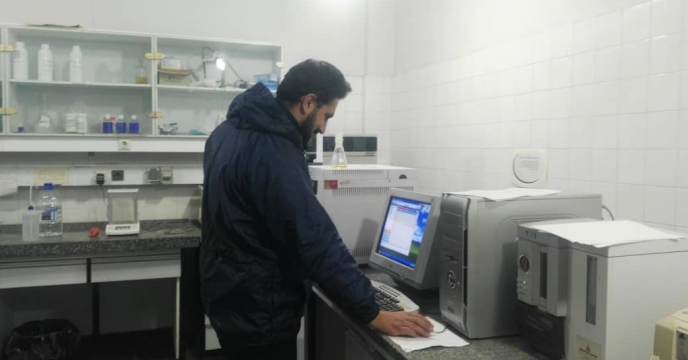 آزمایش ماده موثره نمونه آزمایشگاهی سم کلرپیریفوس 