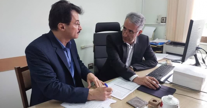 بازدید دوره ای مهندس نودهقان (کارشناس معین استان) از شرکت خدمات حمایتی کشاورزی استان گیلان