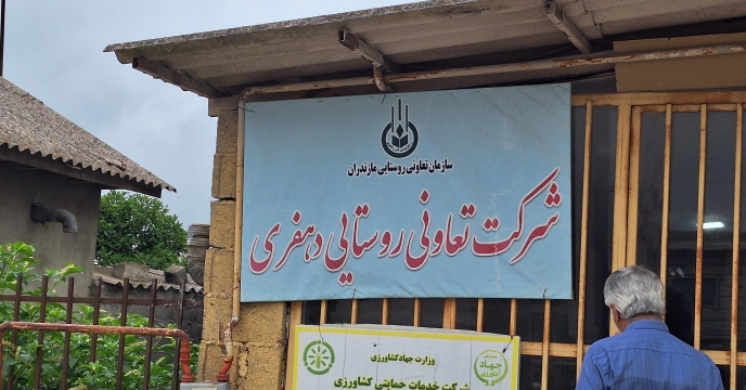 پایش حضوری از کارگزاری شرکت تعاونی دهفری فریدونکنار