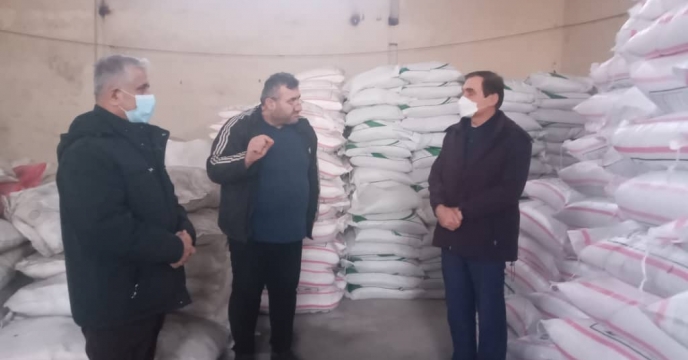 بازدید سرپرست شرکت خدمات حمایتی کشاورزی استان گیلان از کارگزاری  فرهاد عبدالهی در شهرستان رشت