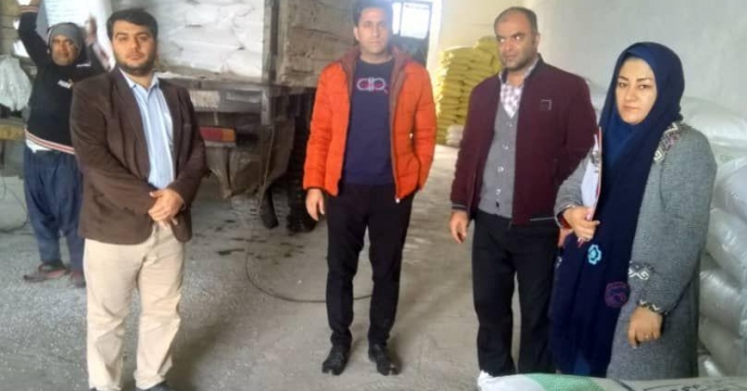 بازدید کمتیه پایش از کارگزاری کود شرکت خدمات حمایتی کشاورزی  در شهرستان آزادشهر گلستان