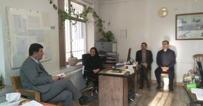 دیدار حضوری مدیر شرکت خدمات حمایتی کشاورزی با  کارکنان سید یا سادات در گلستان