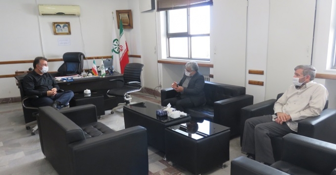 دیدار مدیر شهرستان نکا با مدیر استان مازندران