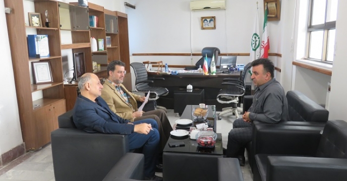 دیدار کارشناس حقوقی ستاد مرکزی با مدیر مازندران